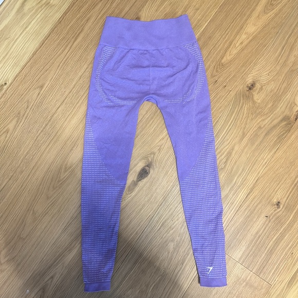 Vital Seamless Gymshark leggings (purple) - Picture 2 of 4